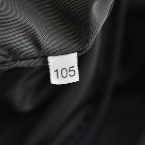 PRADA "Linea Rossa": Navy Blue, Tessuto Nylon & Logo Duffel/Weekender Bag (td) - Picture 12 of 13